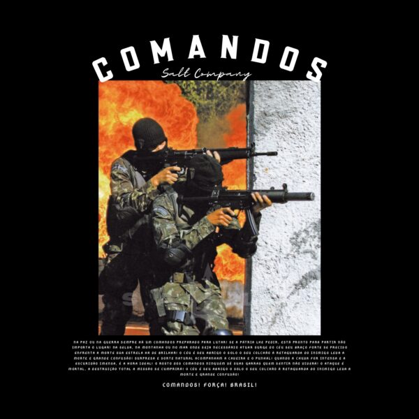 T-SHIRT "COMANDOS" - Imagem 5